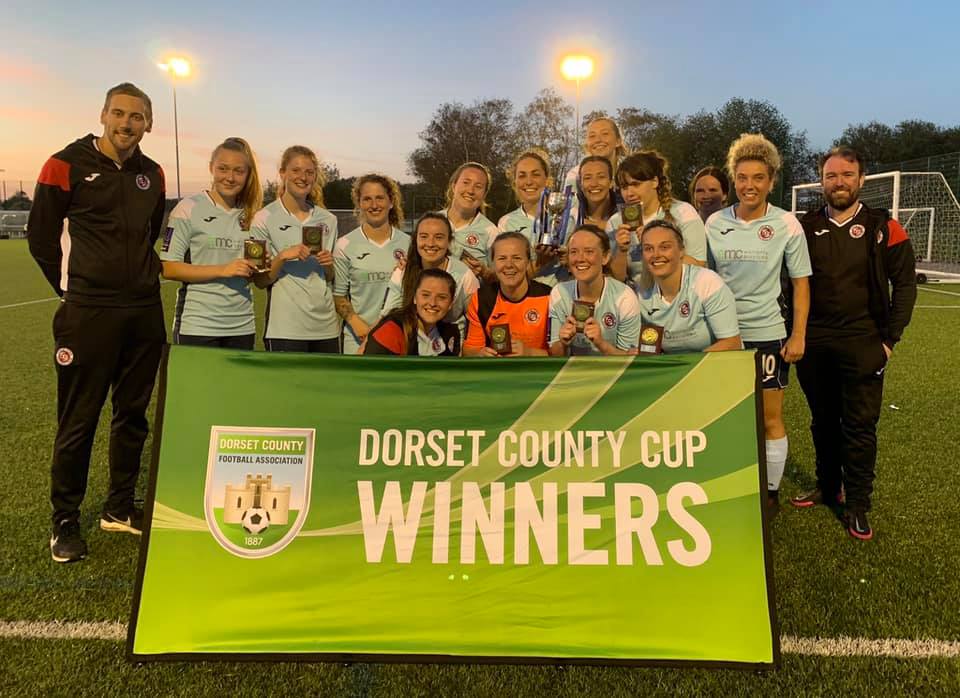 Poole Town FC Ladies cup winners