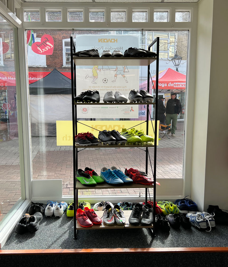 New Support For The Poole Town FC Kids Initiative Boot Room Scheme