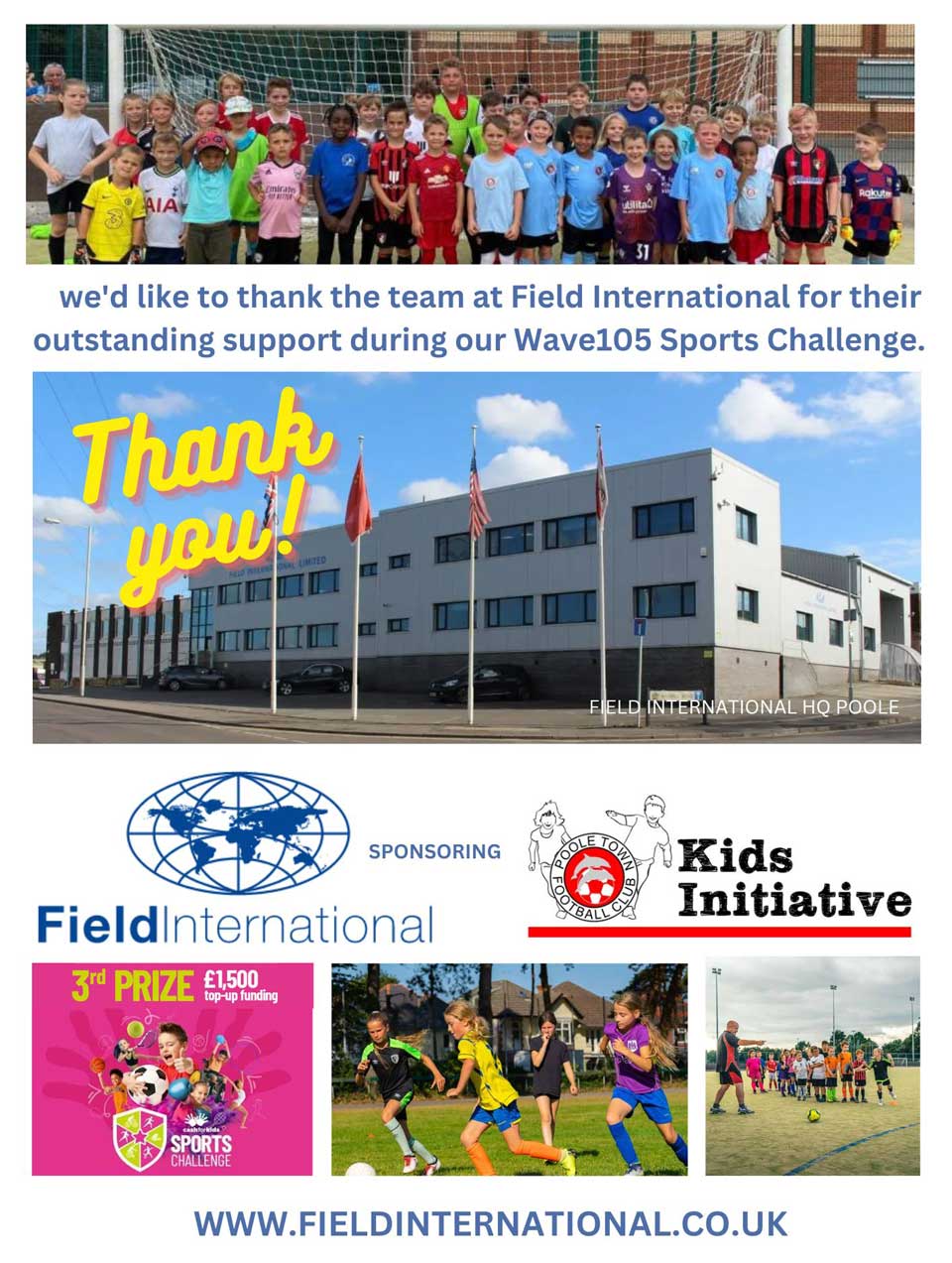Field International Wave105 Sports Challenge - Thank You
