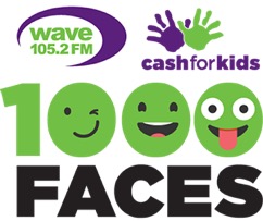 Wave 105 1000 Faces Logo